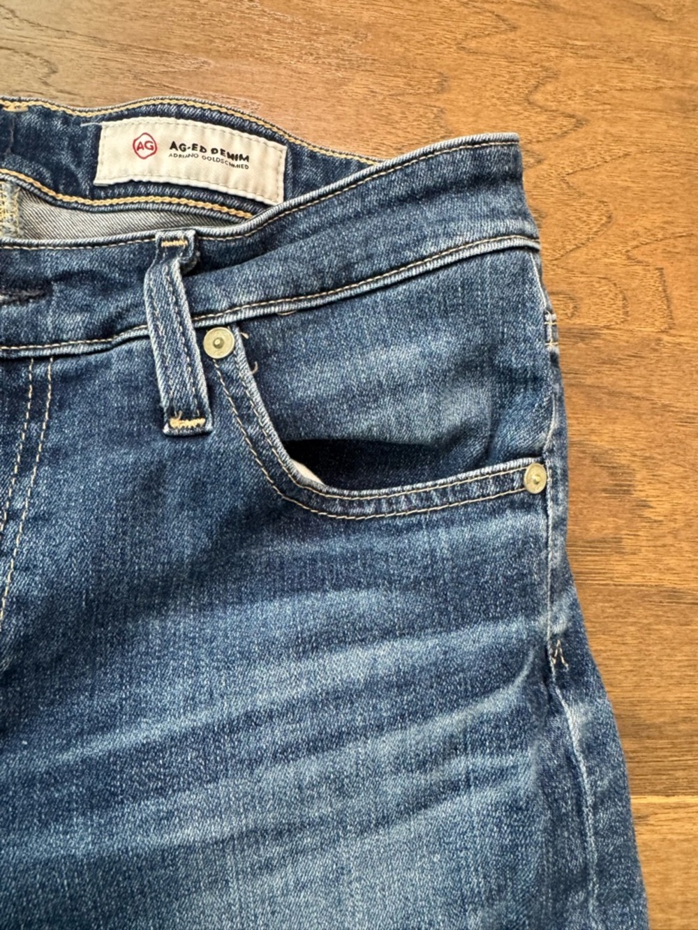 AG Adriano Goldschmied Mari High-Rise Straight Leg Jeans 29R - Picture 6 of 15